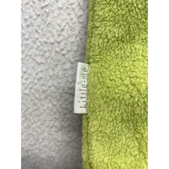 Little Me Baby Fleece Green Sunflower Costume Coverall With Hood 9 Months  #7061 - Picture 5 of 6